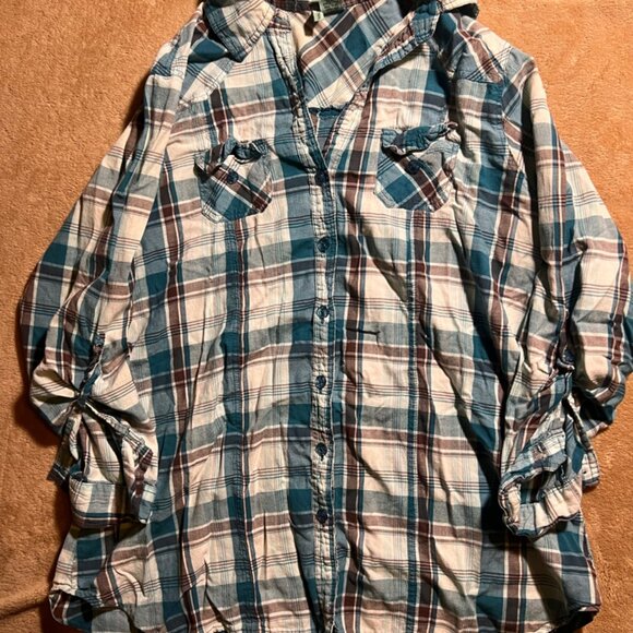 LovePotion Western Style Buttin Down Sz. XL‎ (B) - Picture 2 of 6